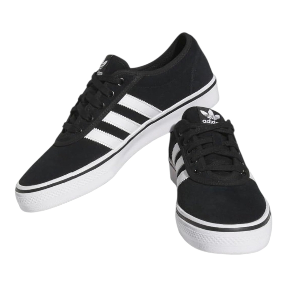 Adidas ADI EASE BLACK/ WHITE STRIPES New In Box SIZE M9/ W8 NWT